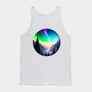 Northern Lights - Winter - Natural Beauty - Christmas Tank Top